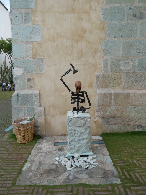 Skeletons at San Pablo.